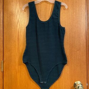 American Eagle Striped Bodysuit